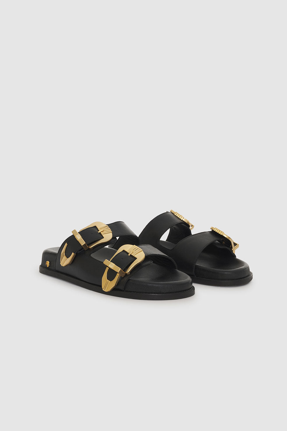 Anine Bing | Waylon Slides - Black