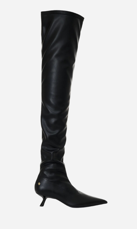 Anine Bing | Over The Knee Hilda Boots - Black