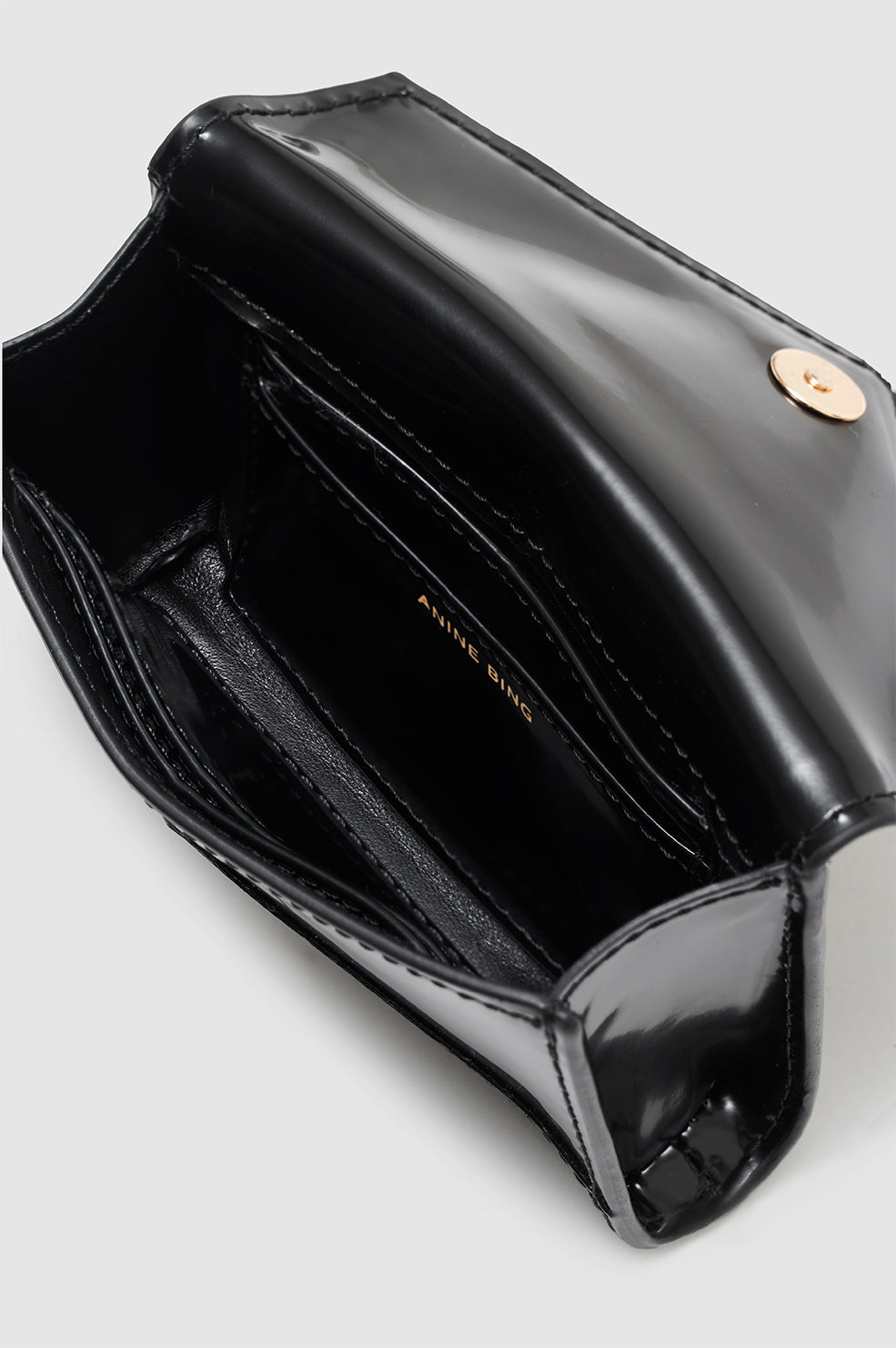 Anine Bing | Elly Wallet - High Shine Black