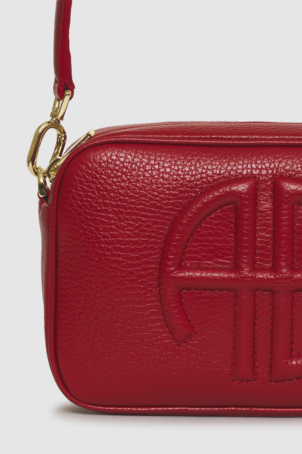 Anine Bing | Lili Bag - Red Pebbled