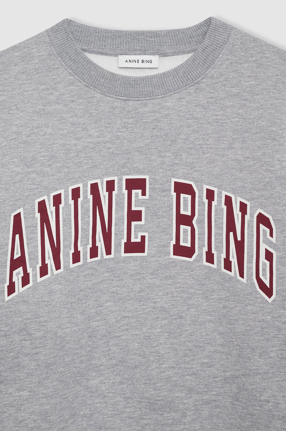 Anine Bing | Spencer Sweatshirt - Medium Heather Grey