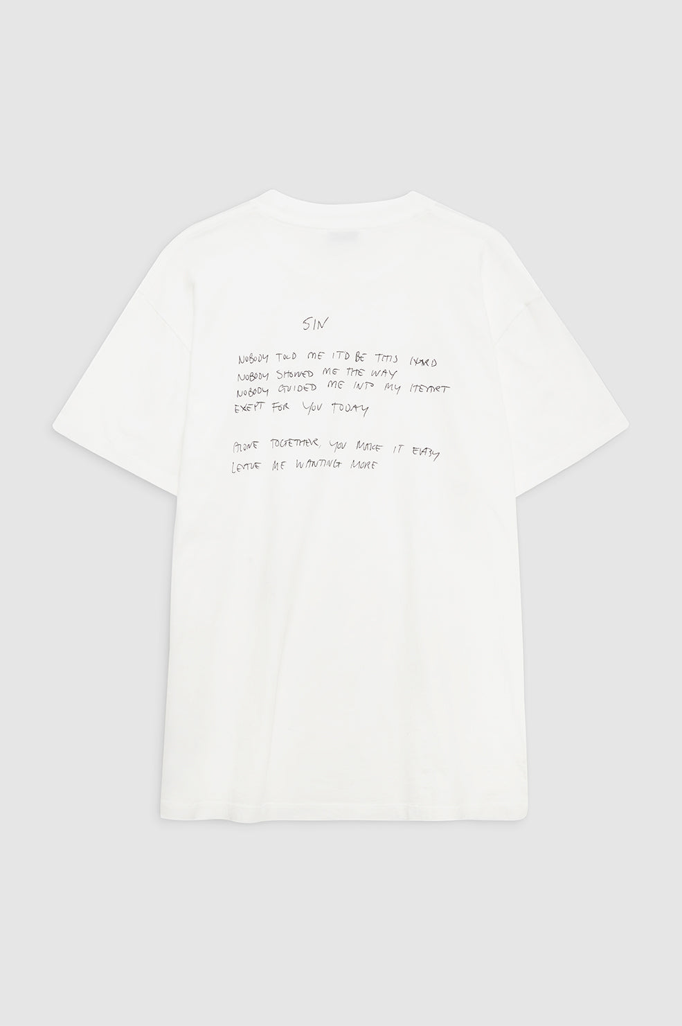 Anine Bing | Walker Tee Lyrics - Ivory