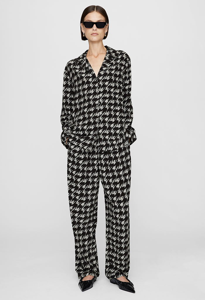 Anine Bing | Aiden Shirt - Houndstooth