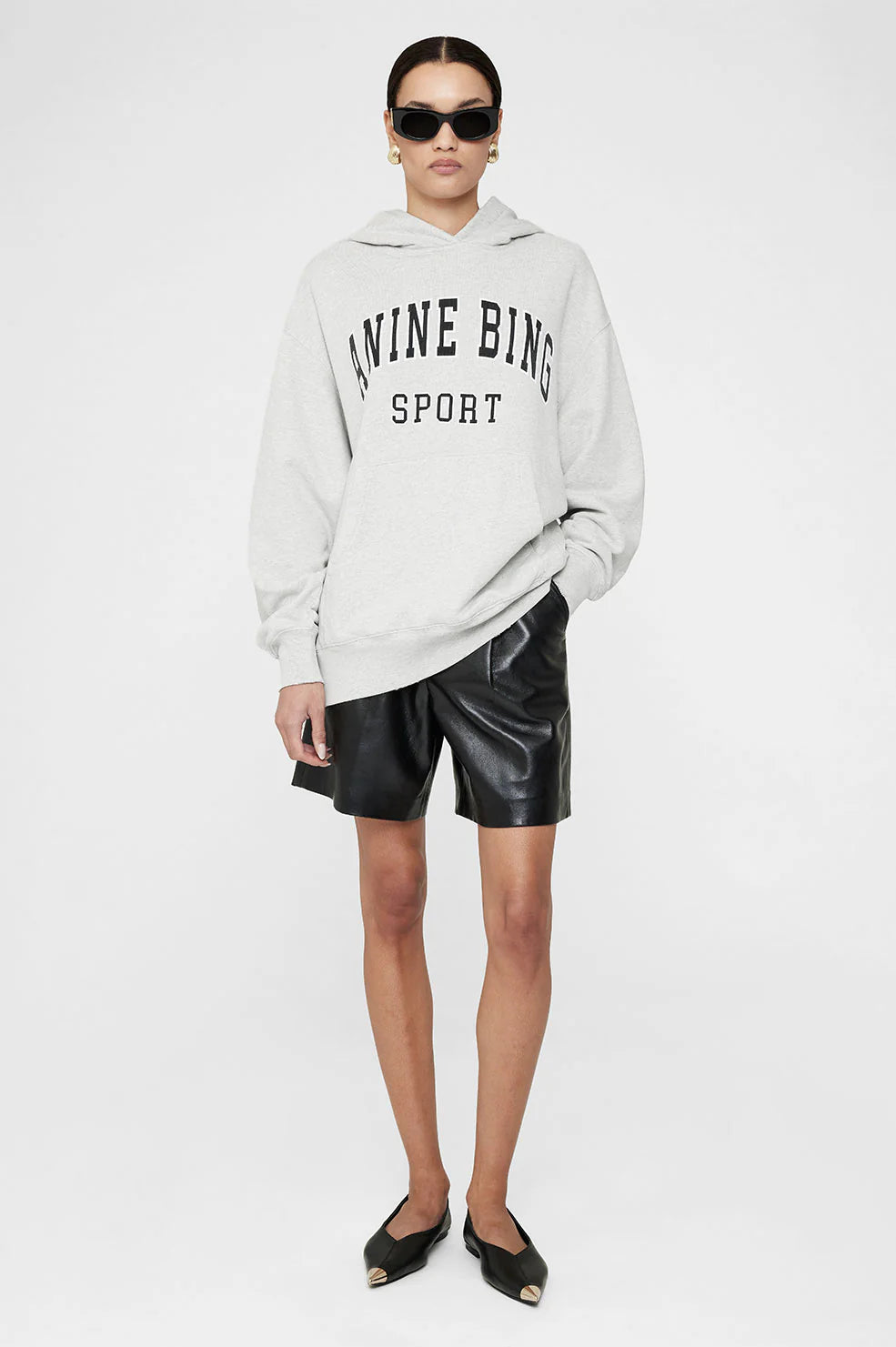 Anine Bing | Alto Hoodie Anine Bing - Heather Grey