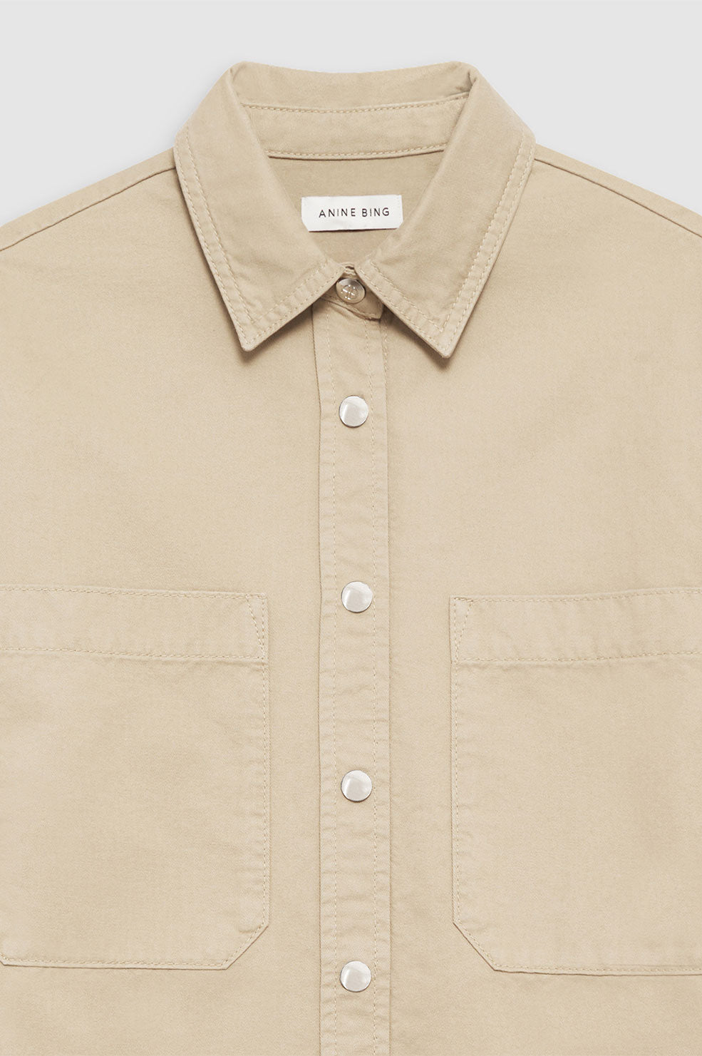 Anine Bing | Dante Shirt - Oatmeal