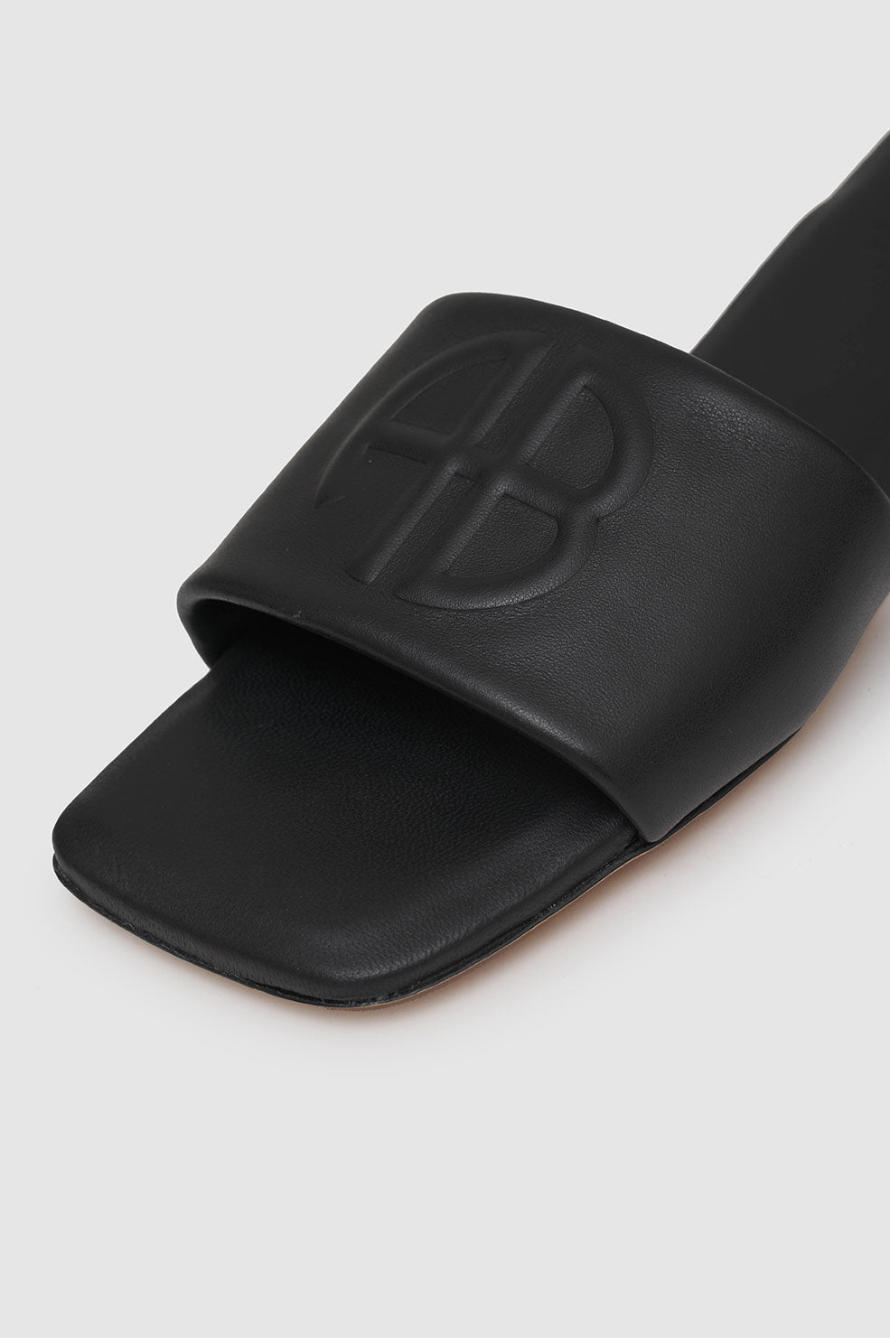 Anine Bing | Ria Slides Monogram - Black