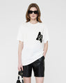 Anine Bing | Lili Tee Letterman - Off White