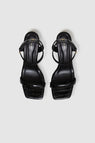 Anine Bing | Cora Sandals - Black Embossed