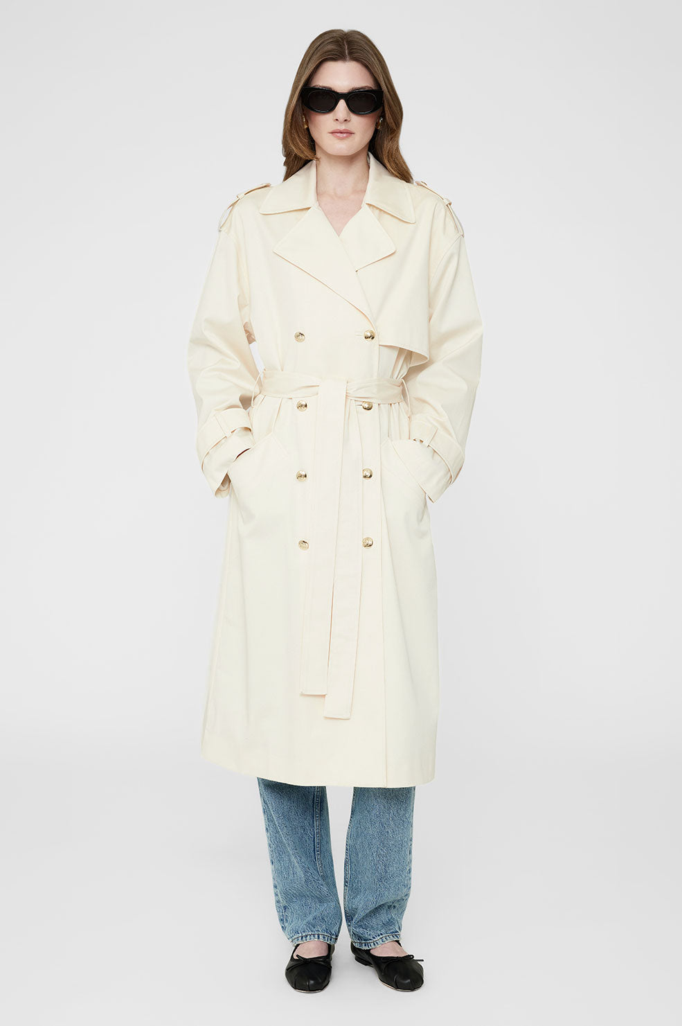 Anine Bing | Layton Trench - Cream