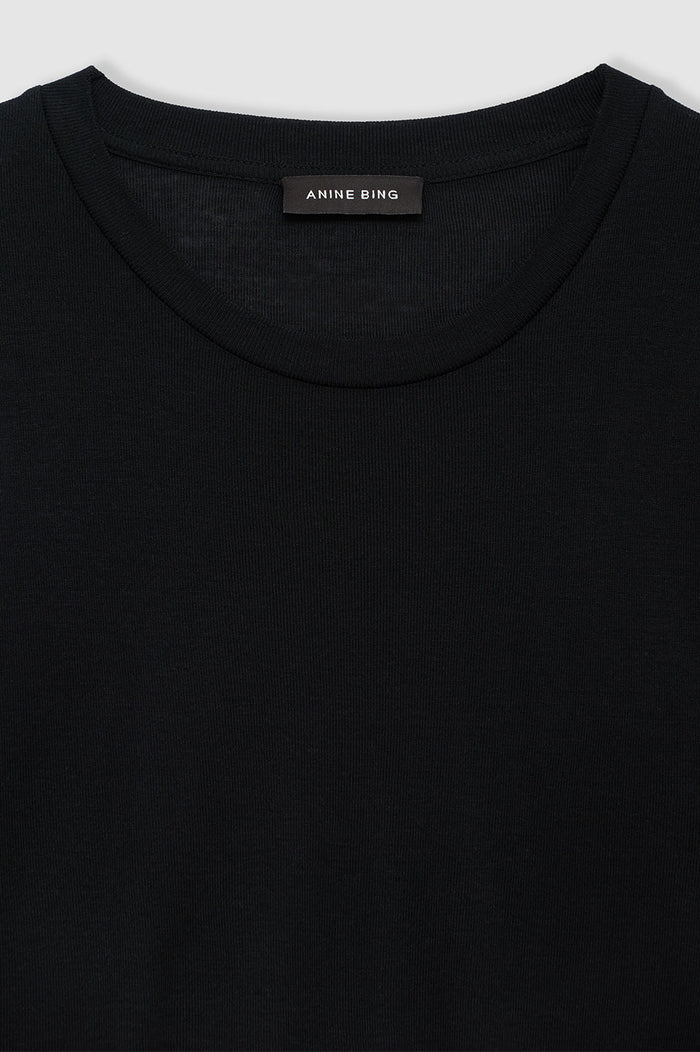 Anine Bing | Amani Long Sleeve Tee - Black