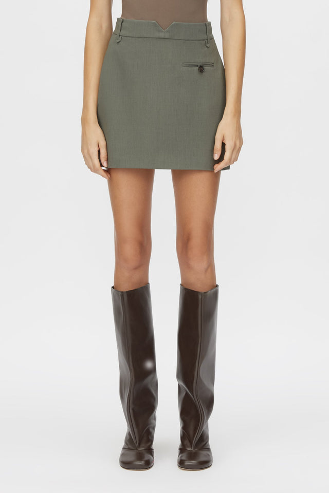 Camilla and Marc | Annick Mini Skirt - Sacramento Green