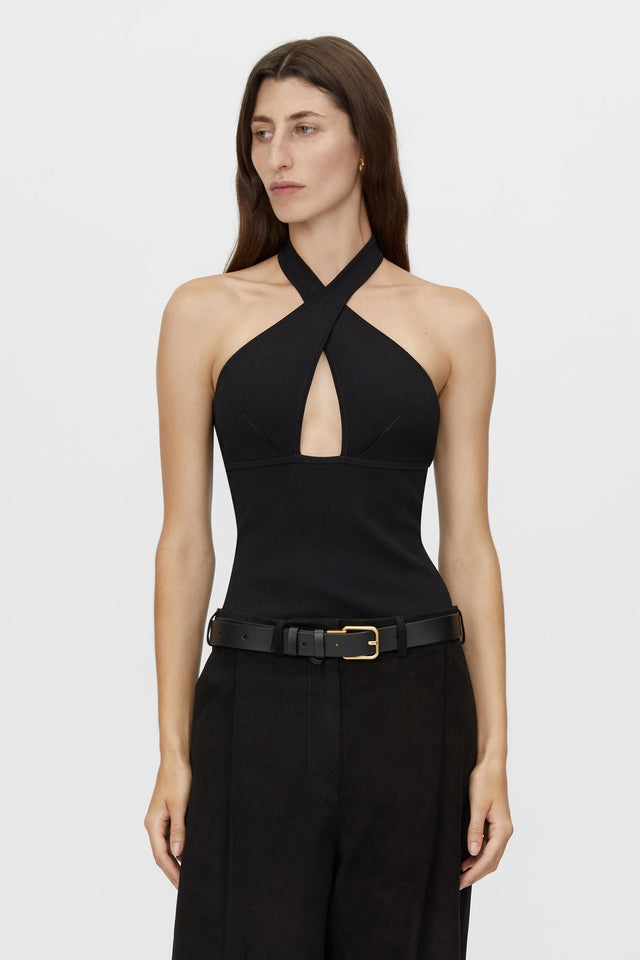 Camilla and Marc | Aramanth Knit Top - Black