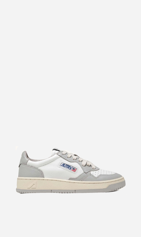 Autry | Mens Medalist Low Sneaker - White/Vapor