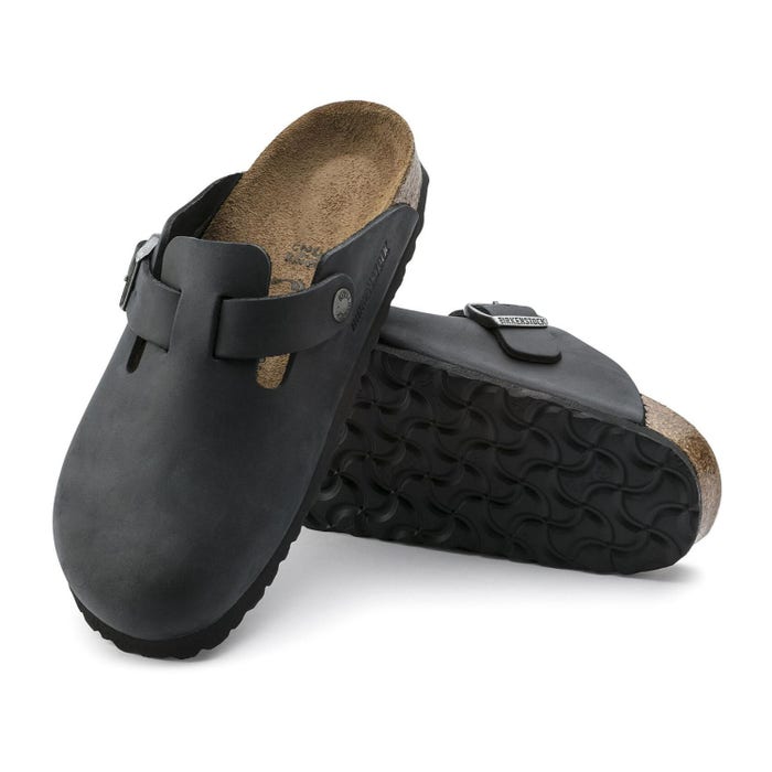 Birkenstock | Boston Oiled Leather - Black