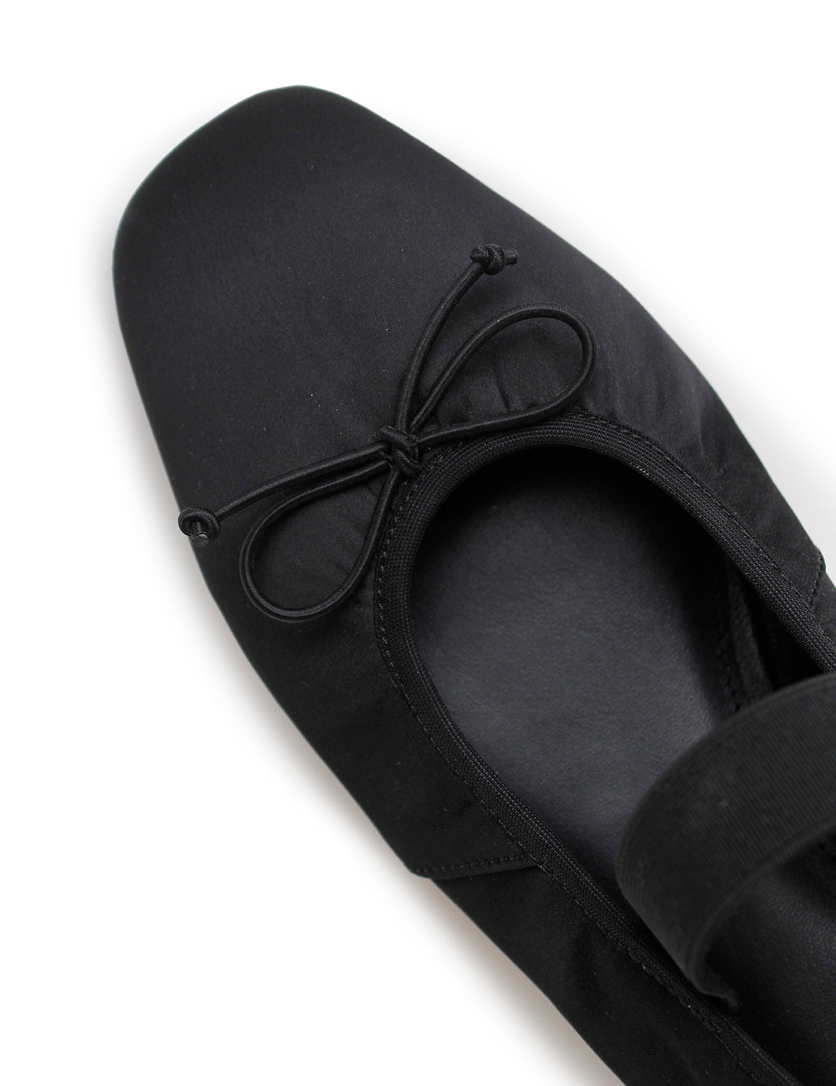 La Tribe | Ballet Flat - Black Satin