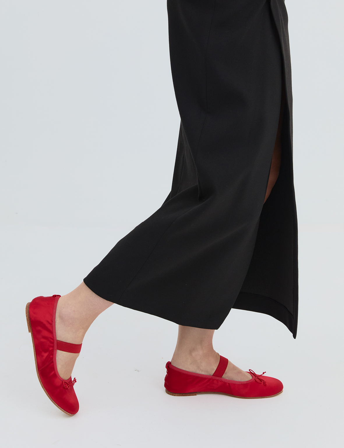 La Tribe | Ballet Flat - Chilli Satin