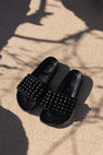 La Tribe | Beaded Slide - Black