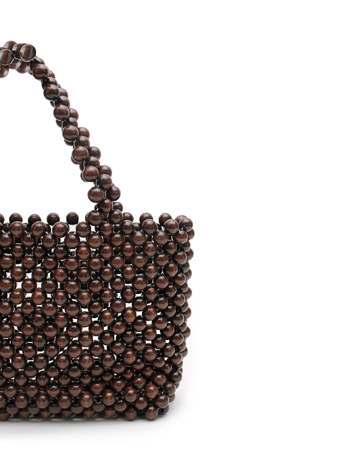 La Tribe | Bonbon Beaded Bag - Brown