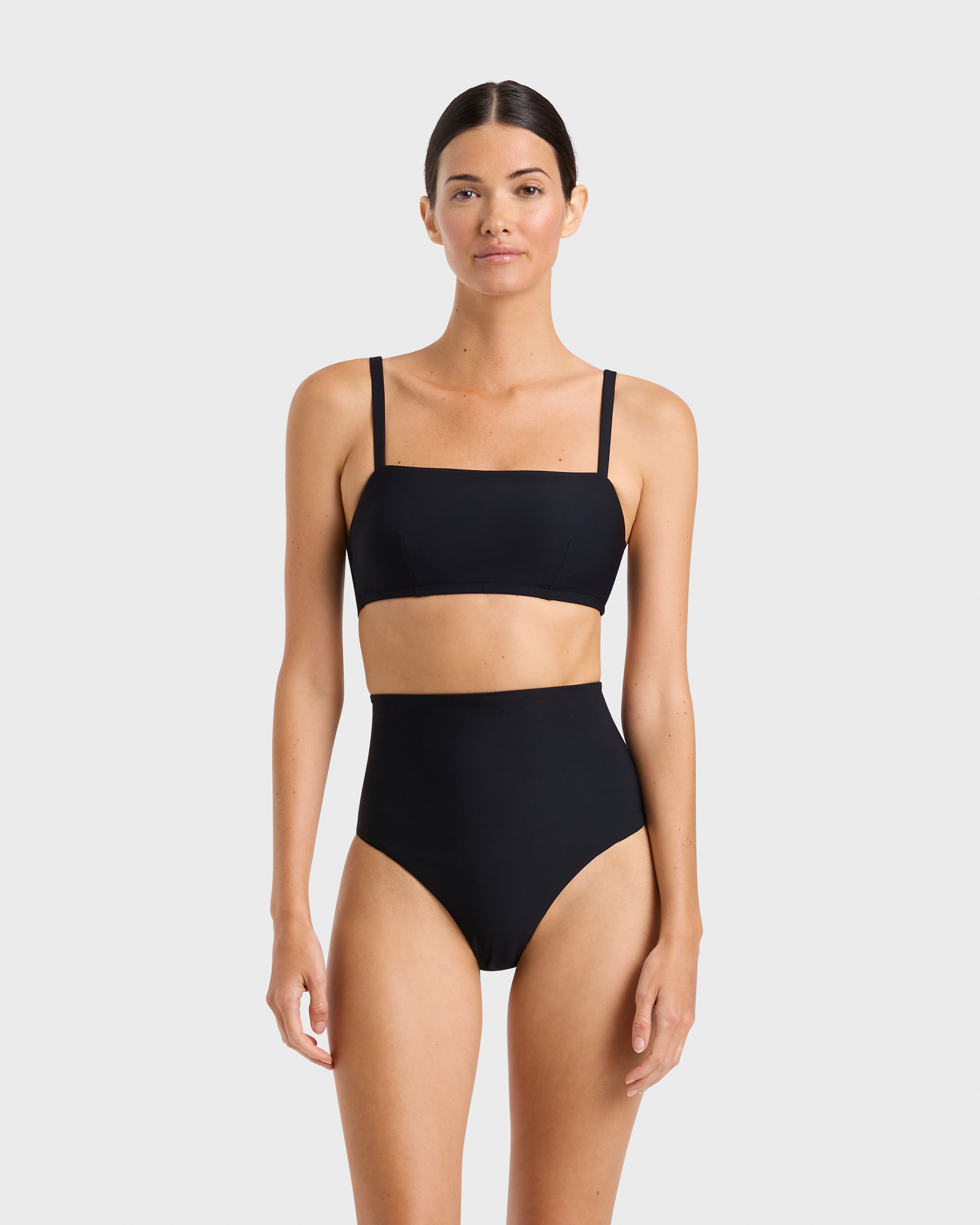 Bondi Born | Anja Bikini Top - Black