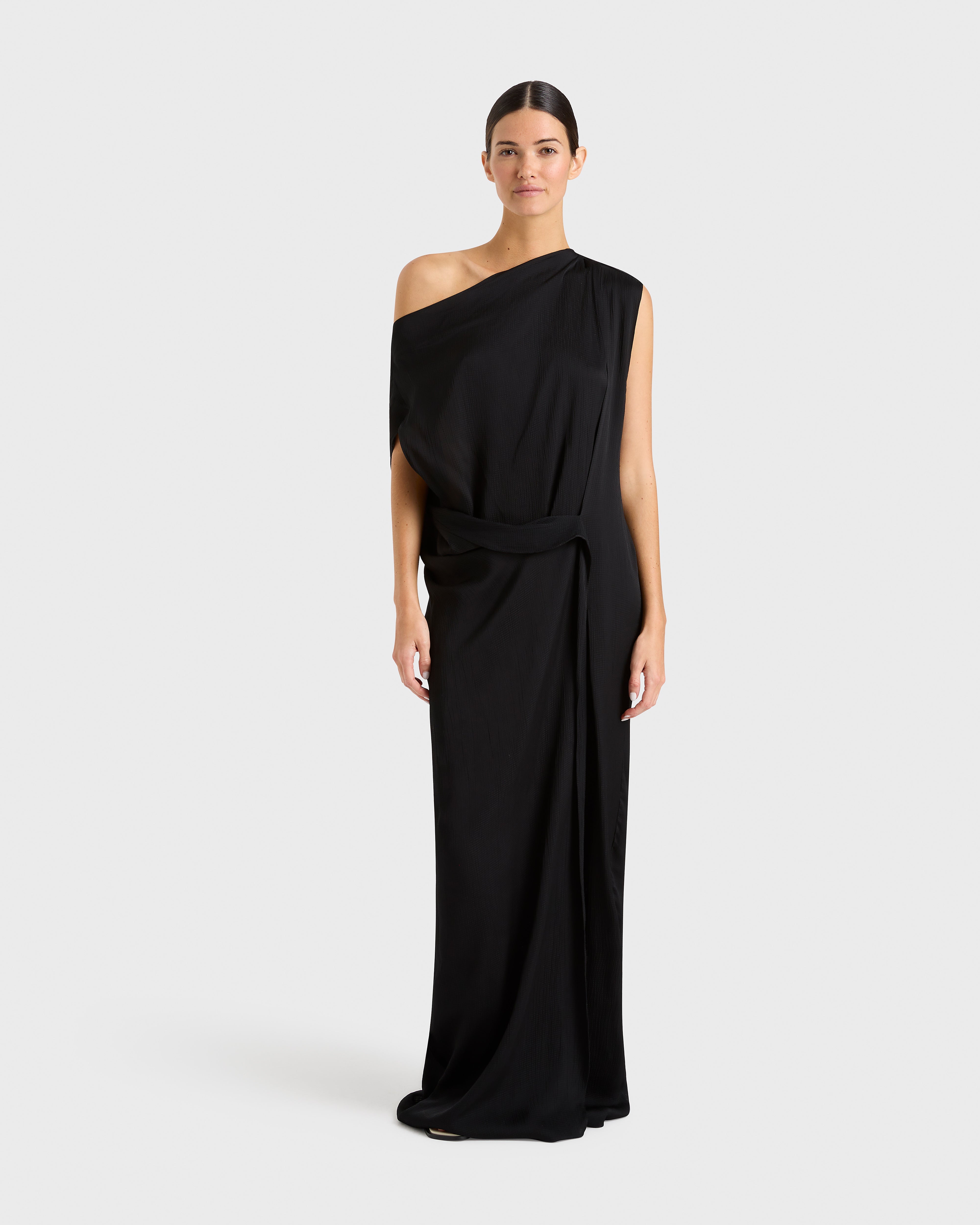 Bondi Born | Ardea Draped Dress - Black