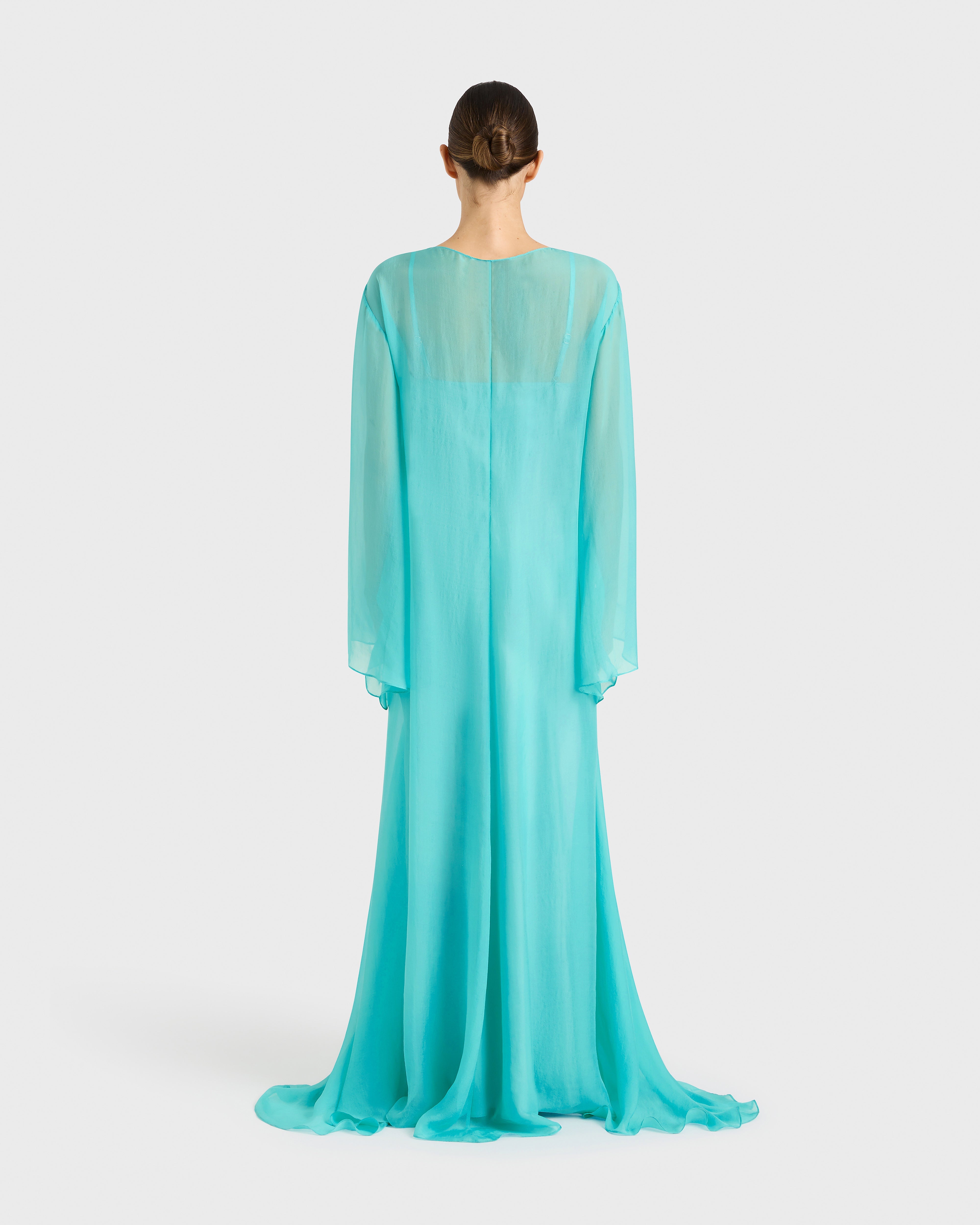 Bondi Born | Capri Gown & Slip - Aqua