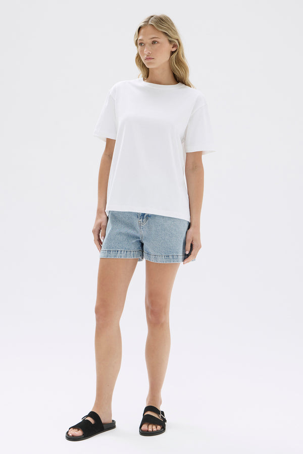 Assembly Label | Womens Organic Base Tee - White