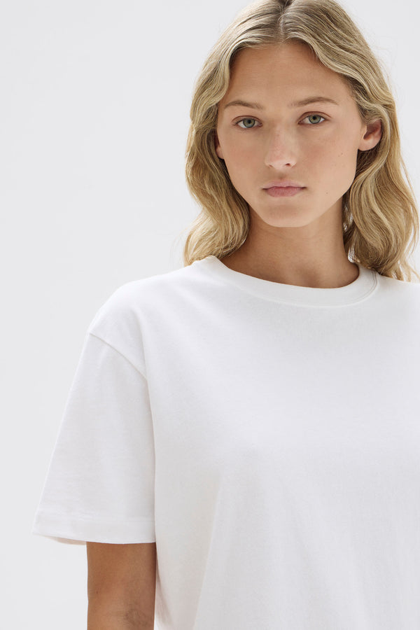 Assembly Label | Womens Organic Base Tee - White