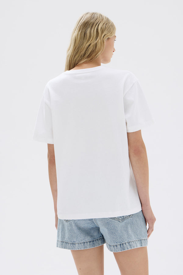 Assembly Label | Womens Organic Base Tee - White