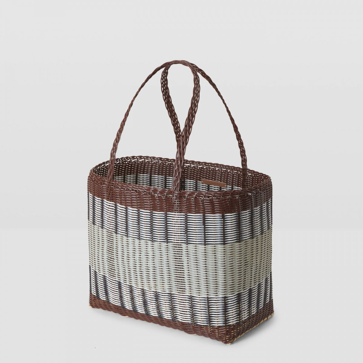 Palorosa | Medium Mercado Tote - Chocolate / Palm