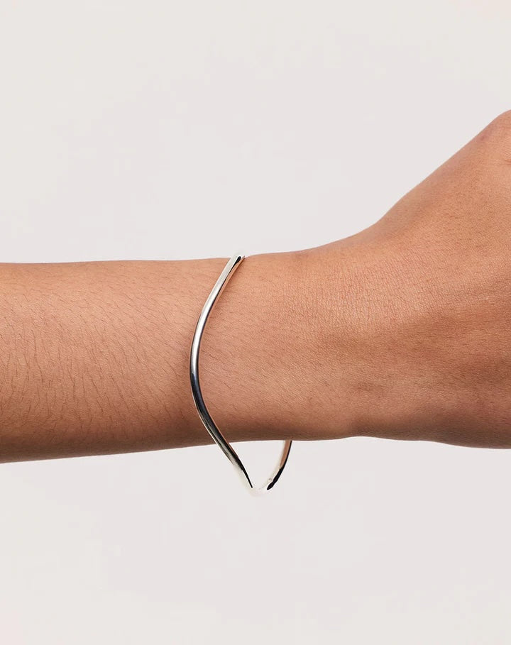 Meadowlark | Bliss Bangle - Silver