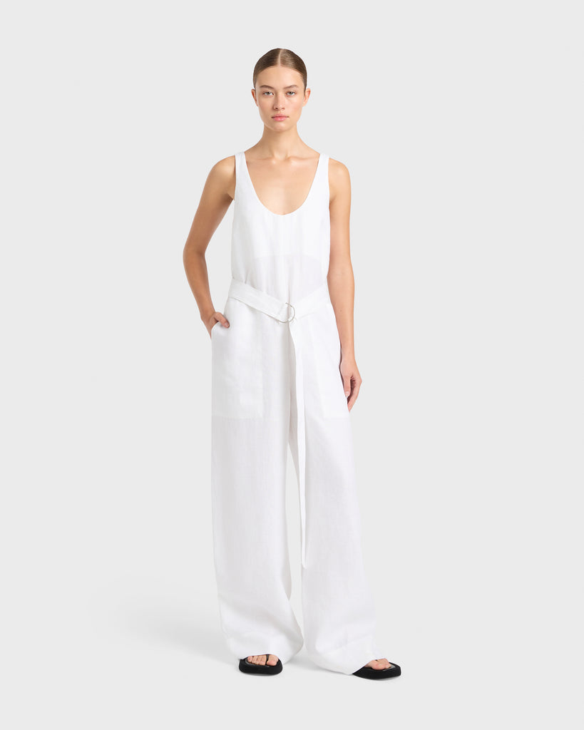 Bondi Born | Varenna Jumpsuit - White