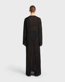 Bondi Born | Mali Tie-Front Maxi Coverup - Black