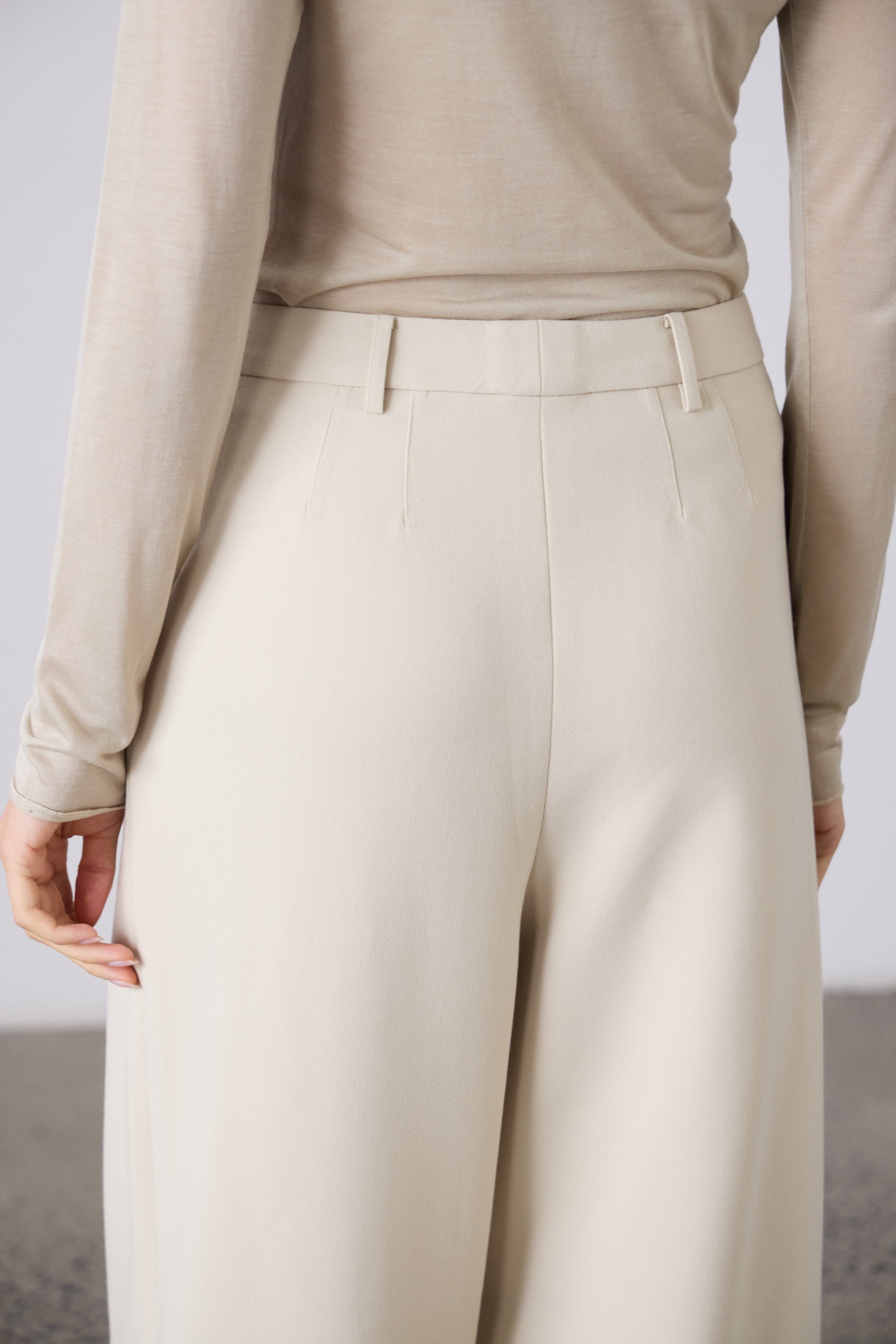 Laing | Britta Barrell Leg Trouser - Bone