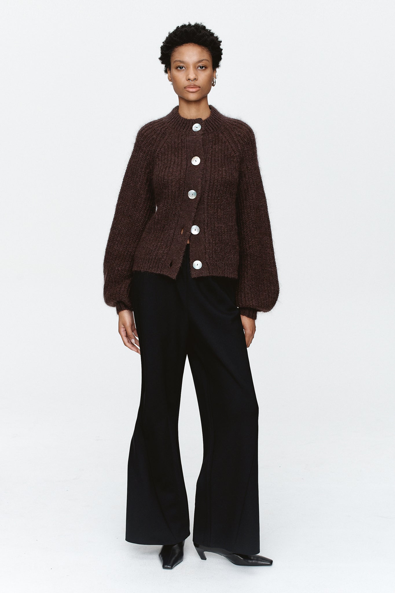 Marle | Cait Cardigan - Chocolate