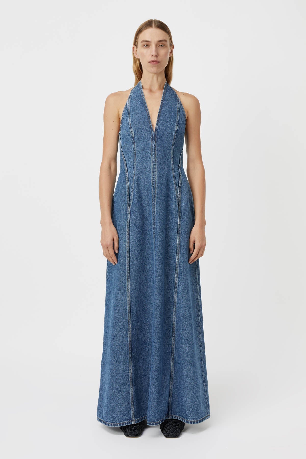 Camilla and Marc | Cascadia Denim Dress - Classic Blue