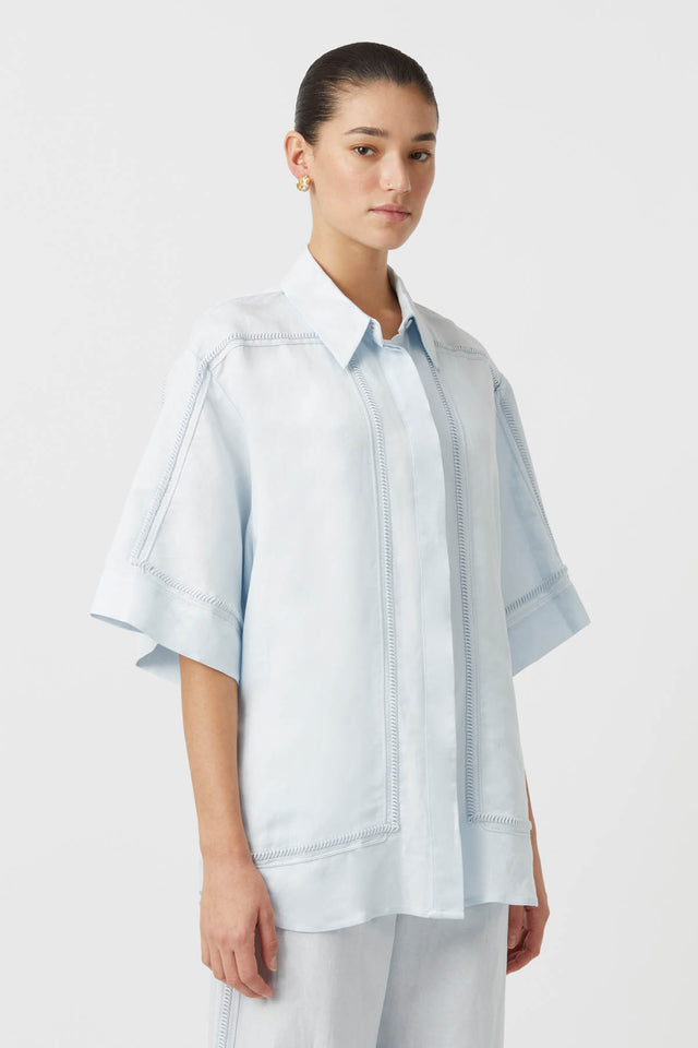 Camilla and Marc | Fortuna Shirt - Ice Blue