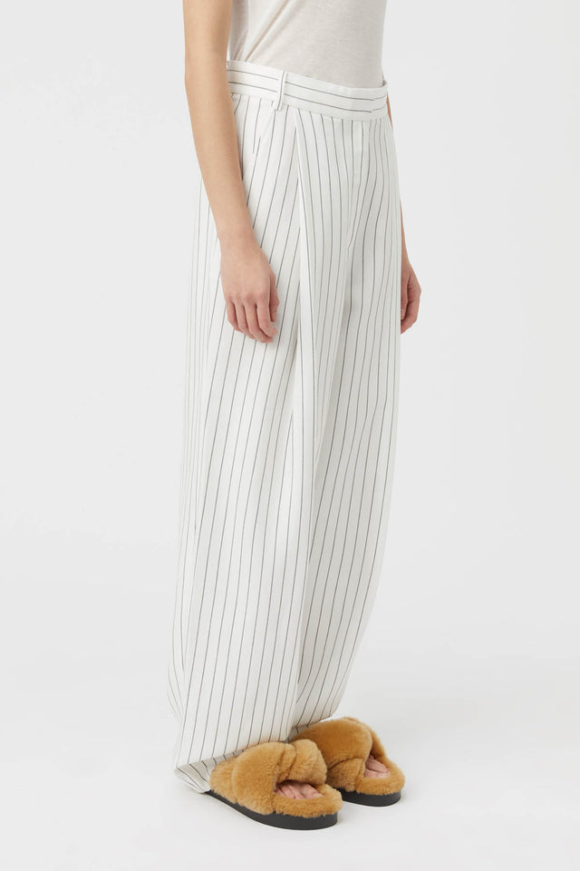 Camilla and Marc | Jagger Trouser - White Pinstripe