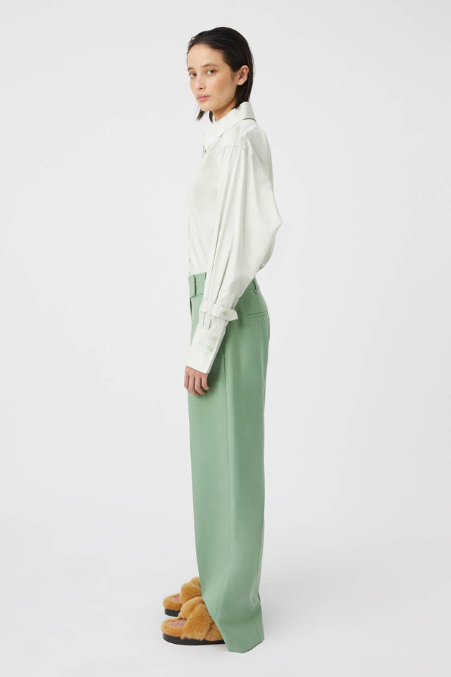 Camilla and Marc | Marcel Shirt - Light Eucalyptus Green