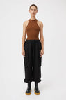 Camilla And Marc | Nora Rib Top - Soft Toffee Brown