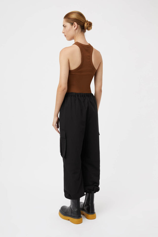 Camilla And Marc | Nora Rib Top - Soft Toffee Brown