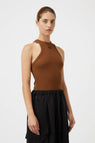 Camilla And Marc | Nora Rib Top - Soft Toffee Brown