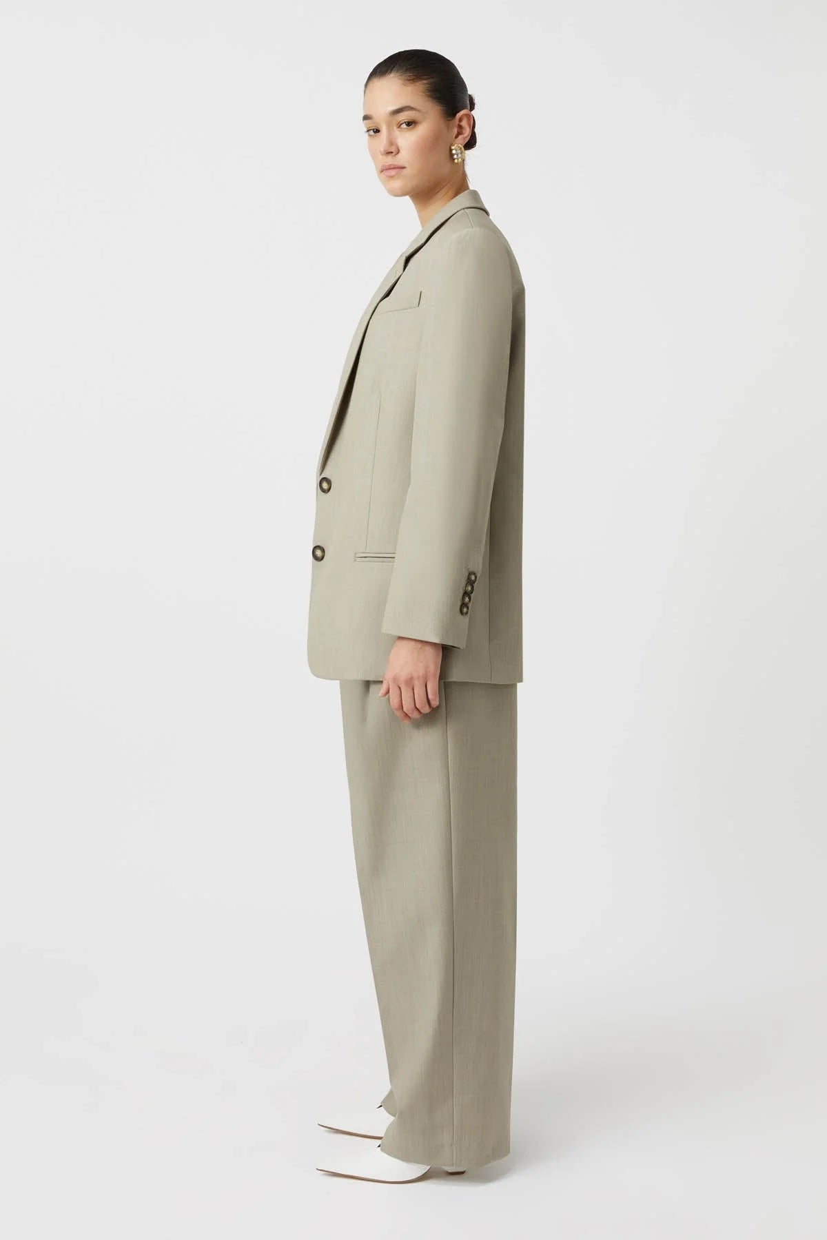 Camilla and Marc | Pompidou Blazer - Olive Marle