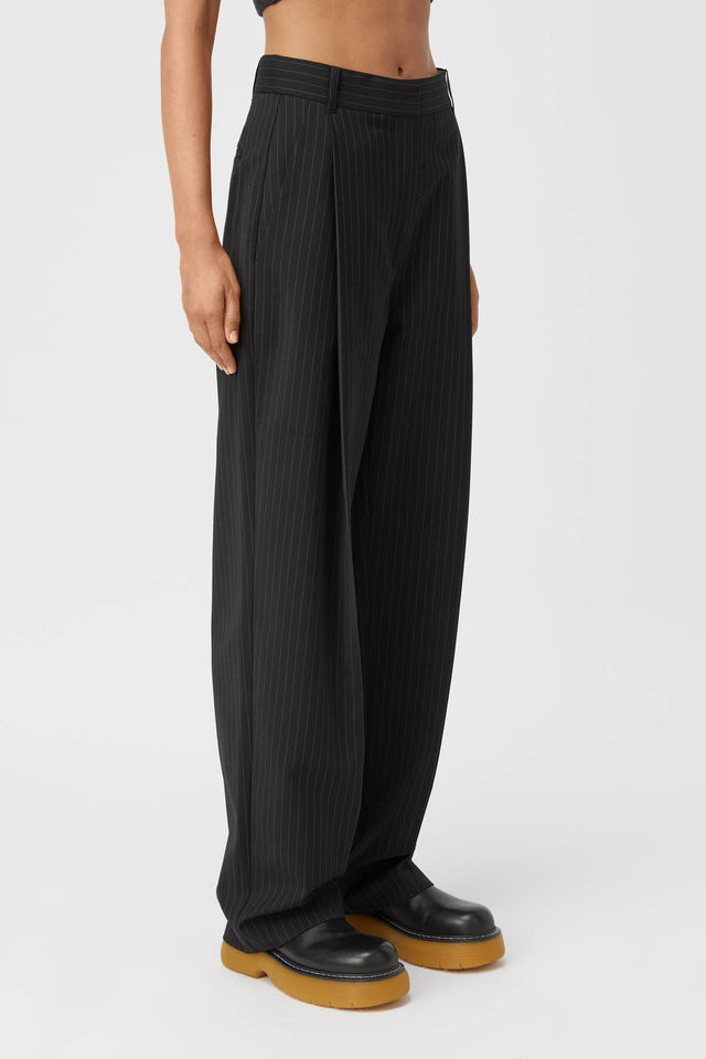 Camilla And Marc | Thera Pant - Black Pinstripe