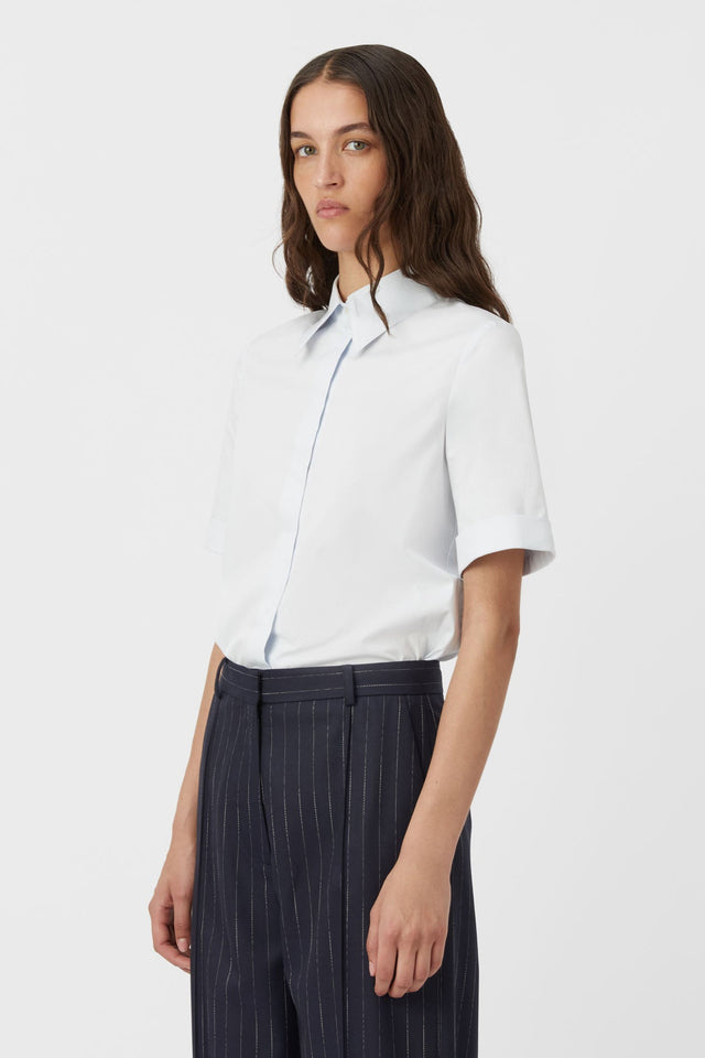 Camilla and Marc | Blaise Shirt - Ice Blue