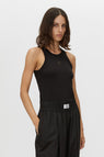 Camilla and Marc | Bloom Embroidered Tank - Black