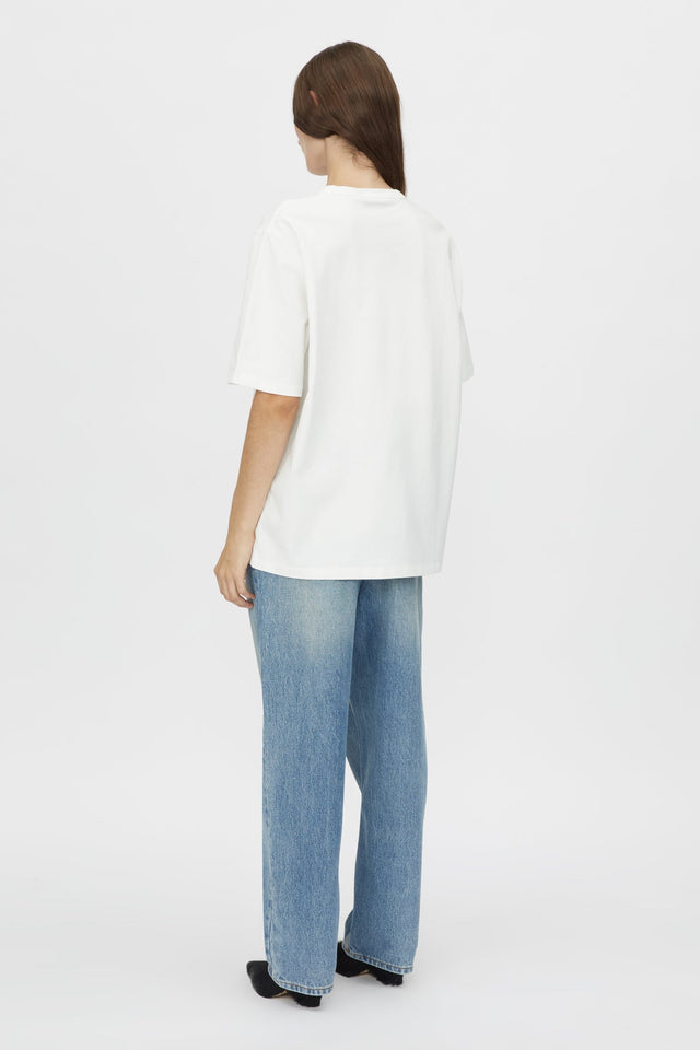 Camilla and Marc | Bloom Embroidered Tee - White