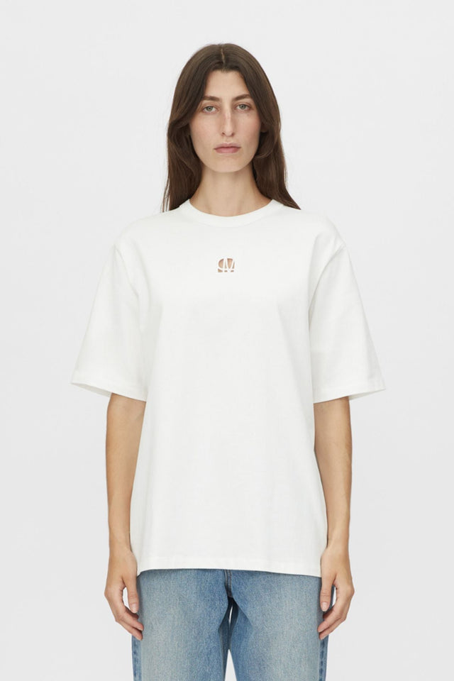 Camilla and Marc | Bloom Embroidered Tee - White