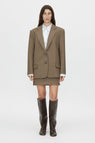 Camilla and Marc | Calone Blazer - Chestnut Stripe