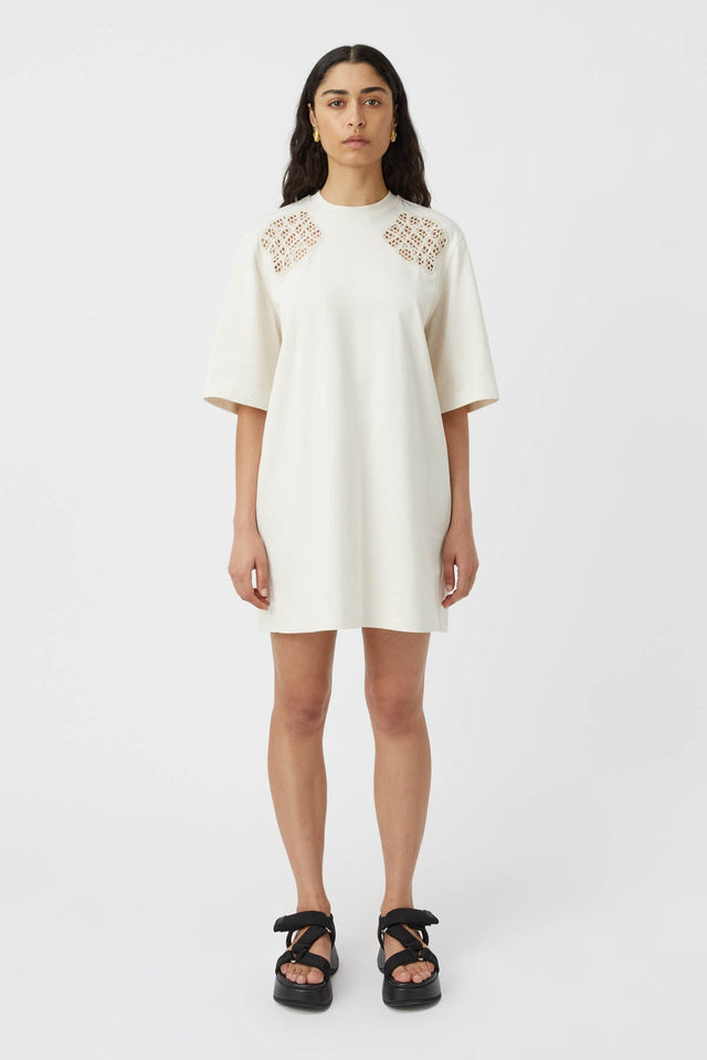 Camilla and Marc | Caterina Applique Tee Dress - Ivory