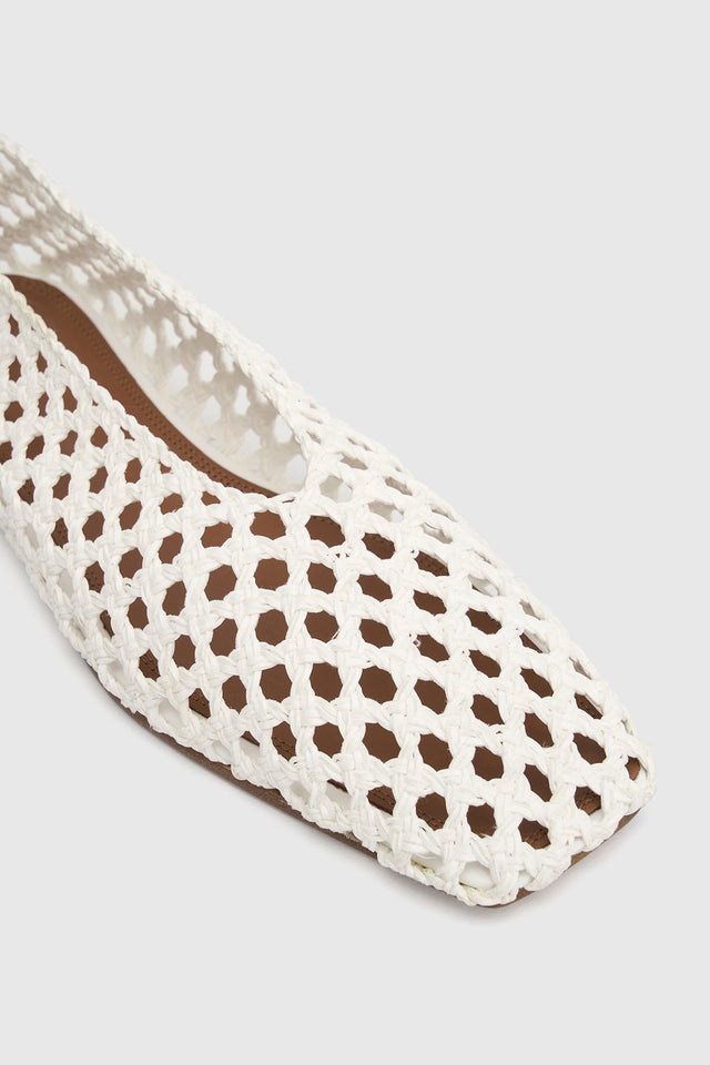 Camilla and Marc | Christine Braided Flat - Ivory